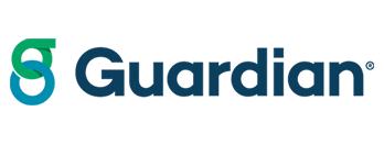 The image displays a logo with text that reads  Guardian  and the number 6. It appears to be a stylized representation of a shield, possibly related to the Guardian newspaper or organization.